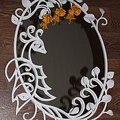 Для дома и интерьера handmade. Livemaster - original item Wrought iron mirror 
