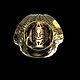 Перстень "Древний Египет " из золота 750 со Спессартинами. Перстень. BUGAKOV jewelry. Интернет-магазин Ярмарка Мастеров.  Фото №2