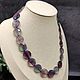 Beads natural stone fluorite with cut. Beads2. naturalkavni. My Livemaster. Фото №5