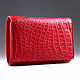 Women's wallet made of genuine crocodile leather IMA0216UP44, Wallets, Moscow,  Фото №1