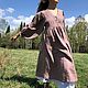 Платье в свободном крое из 100% белорусского льна с пышным рукавом. Платья. Laotty. Одежда в свободном крое.. Ярмарка Мастеров.  Фото №11