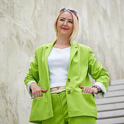 Одежда handmade. Livemaster - original item Suits: made of linen with shorts trousers skirts. Handmade.