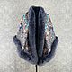 Shawl with fur 'Troika Rushes', Shawls1, Moscow,  Фото №1