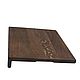 Cutting board on a table top made of dark oak, 48h38 cm. Cutting Boards. Foxwoodrus. My Livemaster. Фото №4