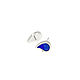 Drop EARRINGS with Lapis Lazuli. Earrings studs handmade. Stud earrings. ARIEL - MOSAIC. My Livemaster. Фото №4