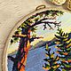 Order Cross-stitch Lake in a pine forest. Embroidery by Alena. Livemaster. . Pictures Фото №3