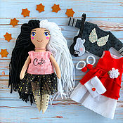 Текстильная игровая кукла "Фея" для девочки