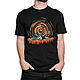 Cotton T-shirt 'Geometric Sun', T-shirts and undershirts for men, Moscow,  Фото №1