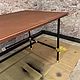 Письменный стол из водопроводных труб в стиле Loft, Industrial. Столы. Furniture_inins мебель из водопроводных труб Спб. Ярмарка Мастеров.  Фото №5