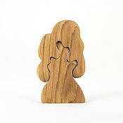 Попугай Какаду, деревянная вальдорфская игрушка