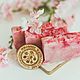 Jabón a granel flor de Sakura rosa hecha a mano. Soap. soapy fun. Интернет-магазин Ярмарка Мастеров.  Фото №2