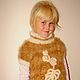 Vest 'the Scarlet Flower' for baby girl knitted. Childrens vest. Livedogsnitka (MasterPr). My Livemaster. Фото №6