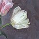 «Тюльпаны», картина маслом, 40•50. Картины. Живописные пейзажи и цветы. Интернет-магазин Ярмарка Мастеров.  Фото №2