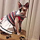 Clothing for cats 'sailor'. Pet clothes. Happy-sphynx. Online shopping on My Livemaster.  Фото №2