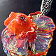 Goldfish pendant lampwork. Pendants. Lyudmila DemidoVa jewelry from glas. Online shopping on My Livemaster.  Фото №2
