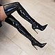 Boots: women's art 1363 ( custom made), Knee-high boots, Barnaul,  Фото №1