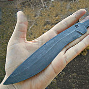 Нож "Якут" c рукоятью из капа клена и больстером (охотнику рыбаку)