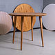 Кухонный круглый стол из дуба на точёных ножках. Столы. WFN Furniture - Столы на заказ. Ярмарка Мастеров.  Фото №5
