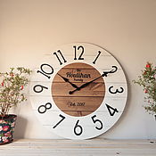 Для дома и интерьера handmade. Livemaster - original item Copy of Copy of Copy of Large Wall Clock 24". Handmade.
