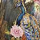  Decorative panel Peacock, a symbol of Feng Shui. Panels. BronvenGift (bronven). My Livemaster. Фото №6