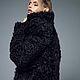 Дубленка двусторонняя укороченная тиградо ANTRAЦIT. Дубленки. YANA KRAFT BRAND. Ярмарка Мастеров.  Фото №6