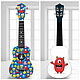 Укулеле "Монстрики"- гавайская гитарка. Укулеле (гавайская гитара). Guitar & Ukulele art Studio. Ярмарка Мастеров.  Фото №4