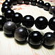 Obsidian silver 10 mm. Beads1. Elena (luxury-fittings). My Livemaster. Фото №4