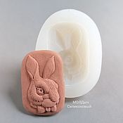 Материалы для творчества handmade. Livemaster - original item Molds: 3,5 x 2,3 cm for pendants and cabochons Hare Silicone mold. Handmade.