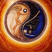 Oil painting Astra. (the cycle of 