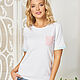 T-shirt 'Sketch pink', T-shirts, St. Petersburg,  Фото №1