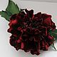 Order Rose velvet. fantasy flowers. Livemaster. . Brooches Фото №3