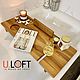 Поднос/полка для ванной из массива карагача "Bath tray", Мебель для ванной, Иваново,  Фото №1