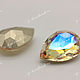 AU-134 Капли Baroque Pearl  4320 Aurora Crystal Paradise Shine / 14x10, Кристаллы, Нижний Новгород,  Фото №1