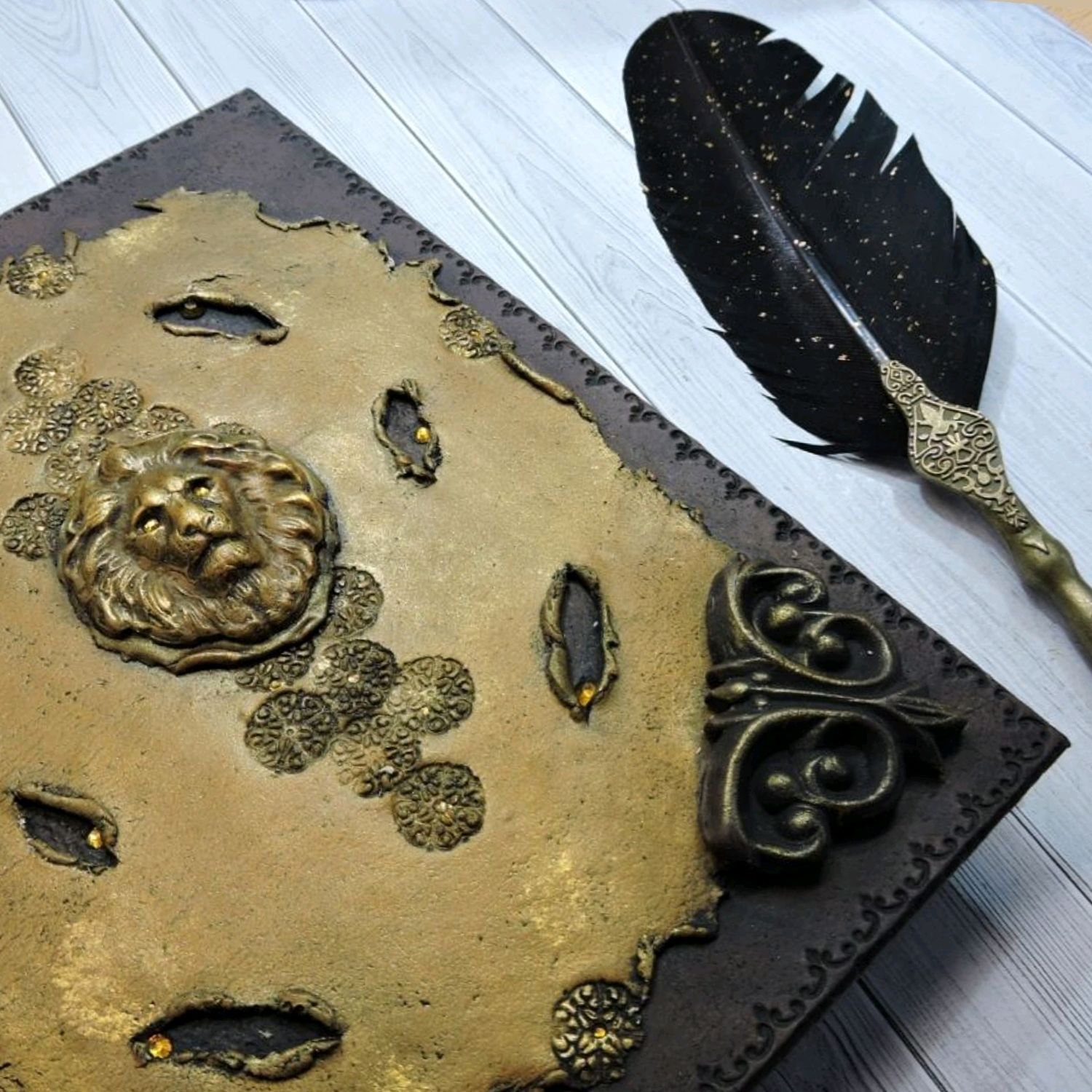 Блокнот на кольцах. Блокнот с львом. Блокноты на заказ в интернет ...