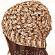Order Knitted hollow-out summer crochet hat. UrbanStyleKnit (usknits). Livemaster. . Caps Фото №3