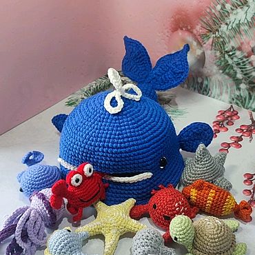 Куклы и игрушки ручной работы. Ярмарка Мастеров - ручная работа Развивающая игрушка кого съел кит.. Handmade.