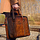 Сумка кожаная ручной работы TNBag781, Сумка через плечо, Владимир,  Фото №1