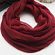 Order Knitted women's snood in two turns from kid mohair. Scarfland. Livemaster. . Snudy1 Фото №3