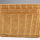 Картхолдер из натуральной кожи крокодила IMA0135Gold4. Картхолдер. CrocShop товары из экзотической кожи. Интернет-магазин Ярмарка Мастеров.  Фото №2