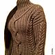 Order Winter knitted dress with knitting needles Scottish tweed, braids, half-wool. SIBERIA COOL (knitting & painting) (Siberia-Cool). Livemaster. . Dresses Фото №3