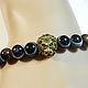 Bracelet made of beads of Eye agate amulet. Bead bracelet. Handwork of jewelry.. Online shopping on My Livemaster.  Фото №2