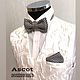 Бабочка-галстук. Гусиная лапка. Бабочки. ASCOT Accessories. Интернет-магазин Ярмарка Мастеров.  Фото №2