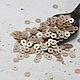 Sequins 4 mm No. №69 Gold sand 2g. Sequins. agraf. My Livemaster. Фото №4