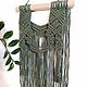 Панно макраме. Панно макраме. Элеонора Макраме(Macrame design) (eleonora-stepanova). Интернет-магазин Ярмарка Мастеров.  Фото №2