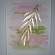 Order Interior painting with potala Palm branch watercolor gold leaves. marselart. Livemaster. . Pictures Фото №3
