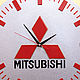 Watches men 'Mitsubishi' wall mounted large round. Watch. Natali - travel cosmetic bags. My Livemaster. Фото №4