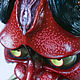  Master of Pussy RED DEMON. Маски интерьерные. Yomukai. Ярмарка Мастеров.  Фото №6