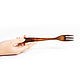 Horquilla de madera de cedro siberiano vajilla de madera # V2. Spoons. ART OF SIBERIA. Интернет-магазин Ярмарка Мастеров.  Фото №2