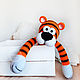 Tiger Edgar. knitted toy. Stuffed Toys. GALAtoys. Online shopping on My Livemaster.  Фото №2