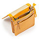 Order Men's leather bag 'Tallinn' (yellow). Russian leather Guild. Livemaster. . Tablet bag Фото №3